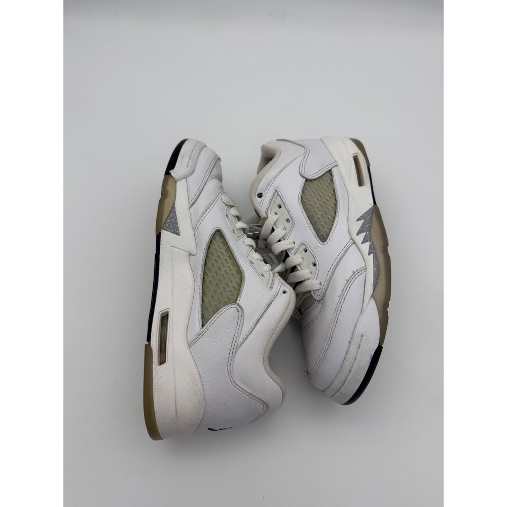 Nike Air Jordan 5 Retro Low Metallic White Silver 819172-122 Mens 5Y No Box - Picture 7 of 7